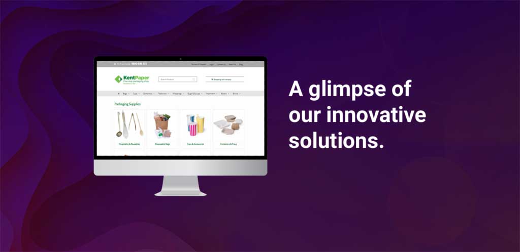 kent paper website design update